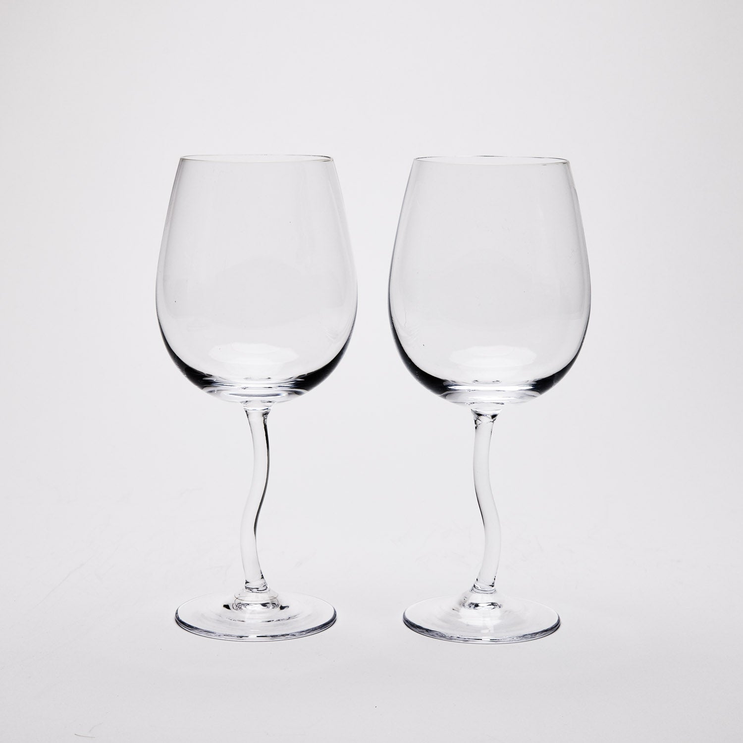 Wavy Bordeaux Wine Glass